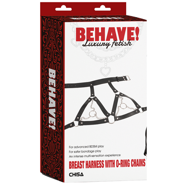 Breast Harness with O-Ring Chains – BDSM Bondage Harness > Clothes > Womens Harnesses - Tophatter Daily Deals