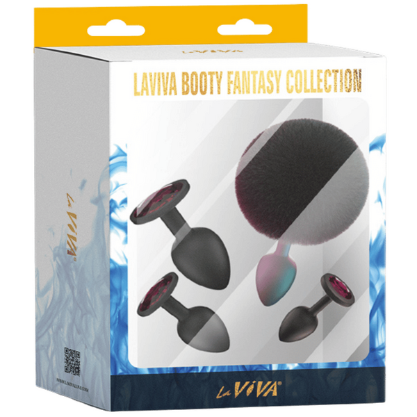 Booty Fantasy 4 Piece Diamond Butt Plug Collection – Luxury Butt Plug Set > Anal Range > Butt Plug Kits - Tophatter Daily Deals