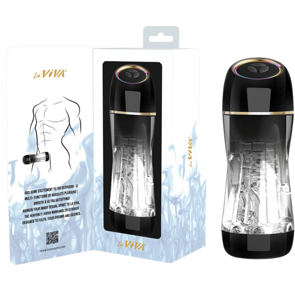 Manhandler Stroker – High-Tech Silicone Masturbation Sleeve with Rotation and Motion > Sex Toys For Men > Masturbators > Vibrating - Tophatter Daily Deals