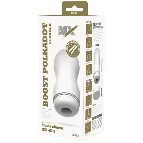 Boost Polkadot – Super-Soft 16 cm Stroker Made of TPE and ABS Materials > Sex Toys For Men > Masturbators Cup - Tophatter Daily Deals