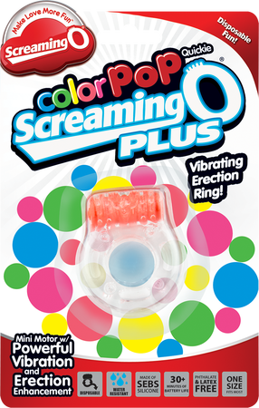 Screaming O Colour Pop Quickie Plus – Vibrating Erection Ring > Cock Ring > Vibrating - Tophatter Daily Deals
