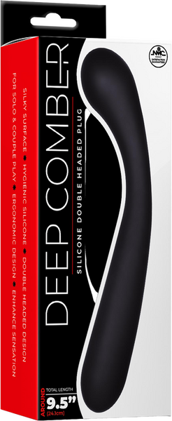 Deep Comber – Double Headed Ergonomic Silicone Vibrator 9.5 Inch Length > Vibrators > Standard Vibrators - Tophatter Daily Deals