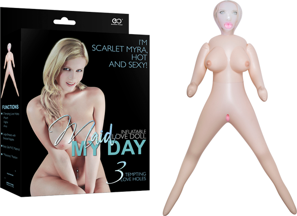 Maid My Day Scarley Myra – Inflatable Life Size Love Doll > Sex Toys > Sex Dolls > Novelty Inflatables - Tophatter Daily Deals