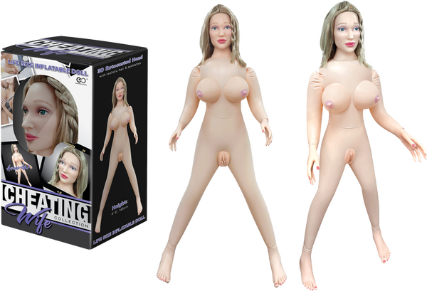 Amanda Life Size Inflatable Doll – 5'5" Realistic 3D Rotocasted Head Doll > Sex Toys > Sex Dolls > Inflatable - Tophatter Daily Deals