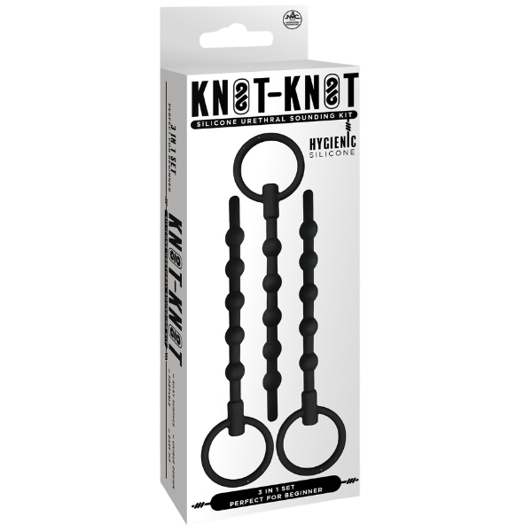 Silicone Ribbed Urethral Sounding Kit – Medical-Grade Flexible Urethral Sounds > Sex Toys For Men > Sounding Rods - Tophatter Daily Deals