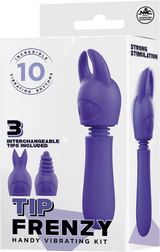 Tip Frenzy – Rechargeable Splash Proof Flexible Shaft Vibrator with 10 Rhythms > Vibrators > Mini Vibrators - Tophatter Daily Deals
