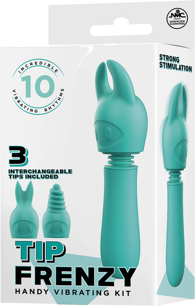 Tip Frenzy – Rechargeable Splash Proof Flexible Shaft Vibrator with 10 Rhythms > Vibrators > Mini Vibrators - Tophatter Daily Deals