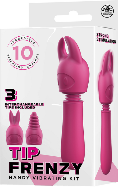 Tip Frenzy – Rechargeable Splash Proof Flexible Shaft Vibrator with 10 Rhythms > Vibrators > Mini Vibrators - Tophatter Daily Deals