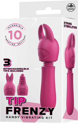 Tip Frenzy – Rechargeable Splash Proof Flexible Shaft Vibrator with 10 Rhythms > Vibrators > Mini Vibrators - Tophatter Daily Deals