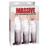 3 in 1 Extension Sleeve (Smoke) – High-Quality TPE Material Soft Flexible Sleeve with Multiple Sizes > Sex Toys For Men > Penis Sleeves - Tophatter Daily Deals