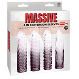 4 in 1 Extension Sleeve (Smoke) – Soft Flexible 7.5 Inch Sleeve > Sex Toys For Men > Penis Sleeves - Tophatter Daily Deals