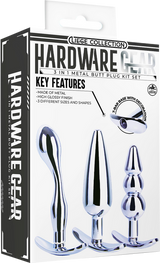 3 in 1 Metal Butt Plug Kit – High Gloss Finish Metal Butt Plug Set > Anal Range > Butt Plug Kits - Tophatter Daily Deals