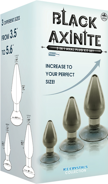 3 In 1 Anal Plug Kit – Flexible Hygienic Suction Cup Base Anal Plugs > Anal Range > Butt Plug Kits - Tophatter Daily Deals