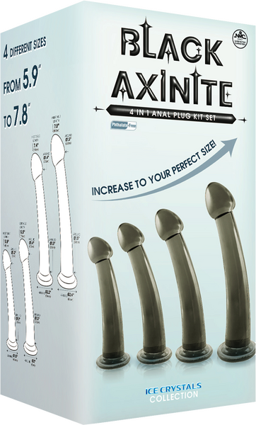 4 in 1 Anal Plug Kit – Flexible Hygienic Suction Cup Base Anal Plugs > Anal Range > Butt Plug Kits - Tophatter Daily Deals