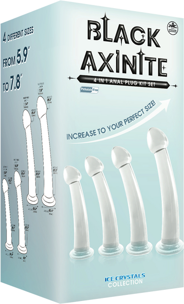 4 in 1 Anal Plug Kit – Flexible Hygienic Suction Cup Base Anal Plugs > Anal Range > Butt Plug Kits - Tophatter Daily Deals