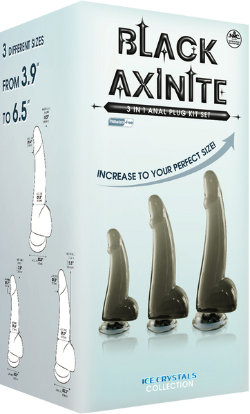 3 In 1 Anal Plug Kit – Flexible Hygienic Silicone Suction Cup Base Anal Plugs > Anal Range > Butt Plug Kits - Tophatter Daily Deals