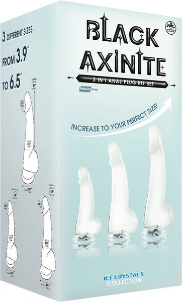 3 In 1 Anal Plug Kit – Flexible Hygienic Silicone Suction Cup Base Anal Plugs > Anal Range > Butt Plug Kits - Tophatter Daily Deals