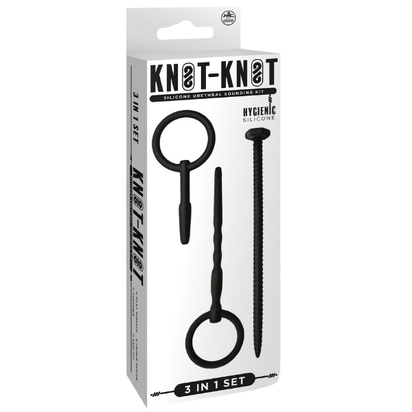 Silicone Urethral Sounding Kit (Black) – Body-Safe 6 to 8 Inch Urethral Sounds > Sex Toys For Men > Sounding Rods - Tophatter Daily Deals