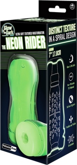 The Neon Rider Masturbator – Glow in the Dark Soft Flexible Masturbator 7 Inch > Sex Toys For Men > Masturbators Cup - Tophatter Daily Deals