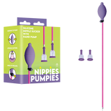 Nippies Pumpies – Silicone Nipple Sucker with 51.6cm Hose Pump > Sex Toys > Nipple Suckers - Tophatter Daily Deals