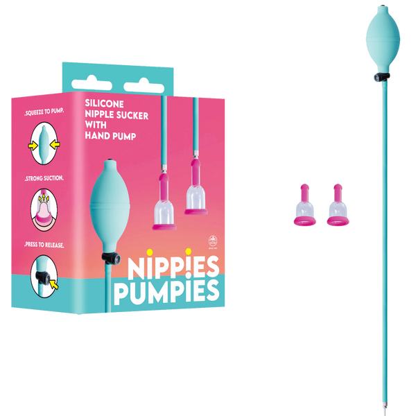 Nippies Pumpies Silicone Nipple Sucker – 51.6cm Hose Nipple Pump > Sex Toys > Nipple Suckers - Tophatter Daily Deals