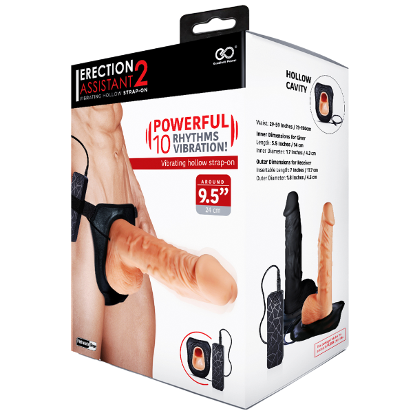 Erection Assistant 2 – 9.5 Inch Strap-On > Dildos > Hollow Strap Ons - Tophatter Daily Deals