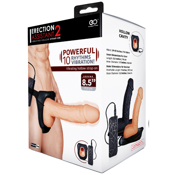 Erection Assistant 2 – 8.5 Inch Strap-On > Dildos > Hollow Strap Ons - Tophatter Daily Deals
