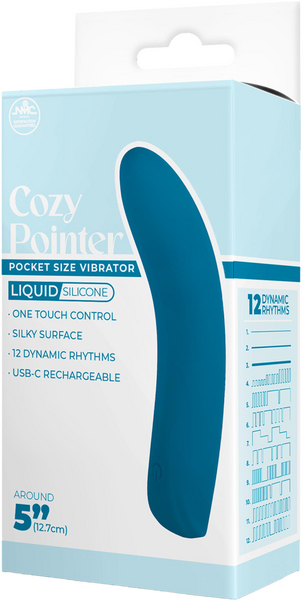 Cozy Pointer – Silicone Rechargeable 5 Inch Vibrator with One Touch Control > Vibrators > Standard Vibrators - Tophatter Daily Deals