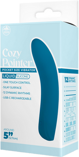 Cozy Pointer – Silicone Rechargeable 5 Inch Vibrator with One Touch Control > Vibrators > Standard Vibrators - Tophatter Daily Deals