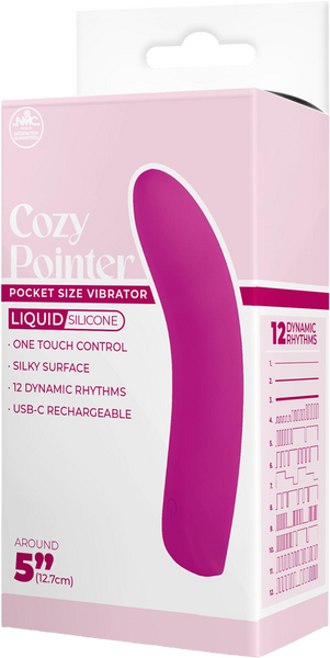 Cozy Pointer – Silicone 10 Rhythm Rechargeable 5 Inch Vibrator > Vibrators > Standard Vibrators - Tophatter Daily Deals