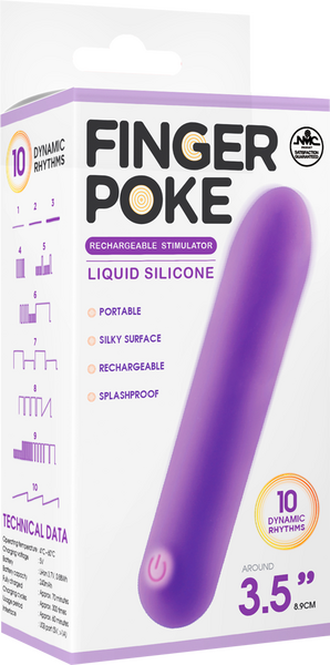 High-Quality Rechargeable 3.5 Inch Silicone Stimulator > Vibrators > Finger Vibrators - Tophatter Daily Deals