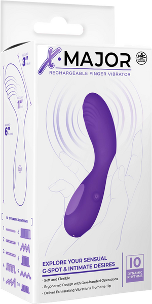 Rechargeable Finger Vibrator – Soft Flexible One-Handed Operation > Vibrators > Finger Vibrators - Tophatter Daily Deals