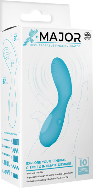 Rechargeable Finger Vibrator – Soft Flexible One-Handed Operation Vibrator > Vibrators > Finger Vibrators - Tophatter Daily Deals