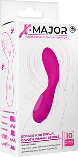Rechargeable Finger Vibrator – Soft Flexible One-Handed Operation Vibrator > Vibrators > Finger Vibrators - Tophatter Daily Deals