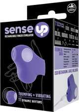Rechargeable Finger Stimulator (Purple) – 11 Rhythm Thumping and Vibrating Finger Vibrator > Vibrators > Finger Vibrators - Tophatter Daily Deals