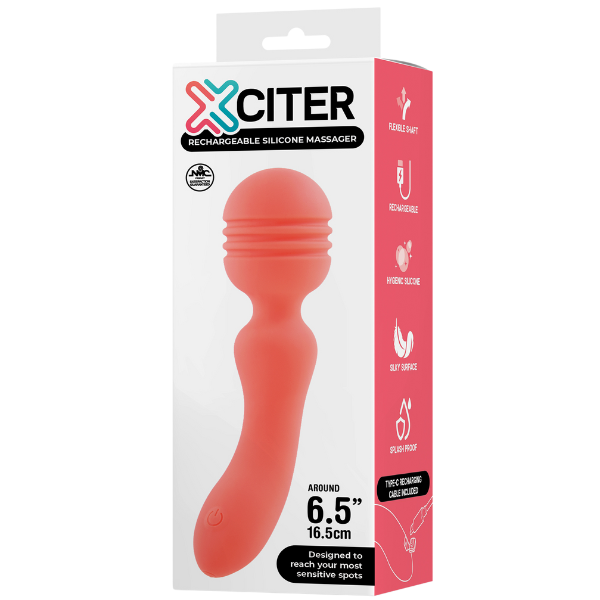 Exciter Rechargeable Silicone Massager – Rechargeable Silicone Massager > Sex Toys > Mini Massagers - Tophatter Daily Deals