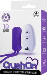 Crush On - Wireless Remote Vibrating Bullet – USB Rechargeable Silicone Bullet Vibrator > Vibrators > Mini Vibrators - Tophatter Daily Deals