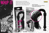 Whip It Play Whip – Silicone Tassel Whip with Comfortable Grip Erotic Accessory > Bondage Gear > Whips & Floggers - Tophatter Daily Deals