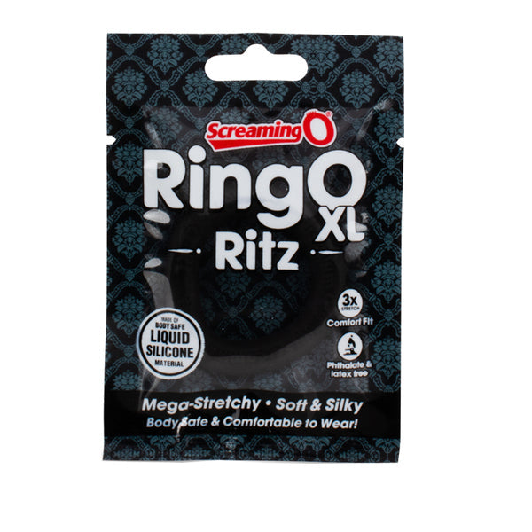 RingO Ritz XL (Black) Cockring > Cock Ring > Single - Tophatter Daily Deals