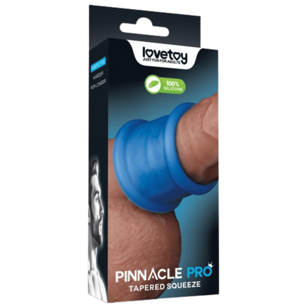Tapered Squeeze Stretcher – Dual-Function Penis Ring and Ball Stretcher Silicone Device > Sex Toys For Men > Ball Stretchers - Tophatter Daily Deals