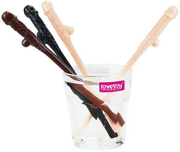 Lovetoy Pack of 9 Willy Straws – Drinking Straws Set > Novelties > Party Supplies - Tophatter Daily Deals