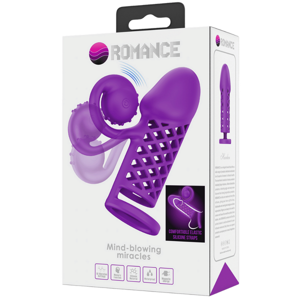 Harden Mind Blowing Miracles – Silicone Penis Sleeve with Vibrations and Ball Strap > Sex Toys For Men > Penis Sleeves - Tophatter Daily Deals