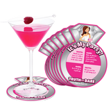 Bride to Be - Truth or Dare Game Coasters Set > Novelties > Bachelor & Bachelorette Items - Tophatter Daily Deals