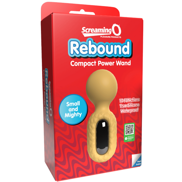 Cuties Rebound Compact Power Wand – Waterproof Rechargeable Wand Vibrator > Sex Toys > Mini Massagers - Tophatter Daily Deals