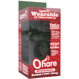 Ohare (Black | Blue | Green) – Rechargeable Silicone Rabbit Vibrating Cock Ring > Cock Ring > Vibrating - Tophatter Daily Deals