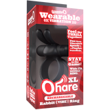 Ohare XL (Black | Blue | Green) – Rechargeable Large Rabbit Vibrator > Cock Ring > Vibrating - Tophatter Daily Deals