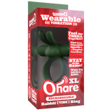 Ohare XL (Black | Blue | Green) – Rechargeable Large Rabbit Vibrator > Cock Ring > Vibrating - Tophatter Daily Deals
