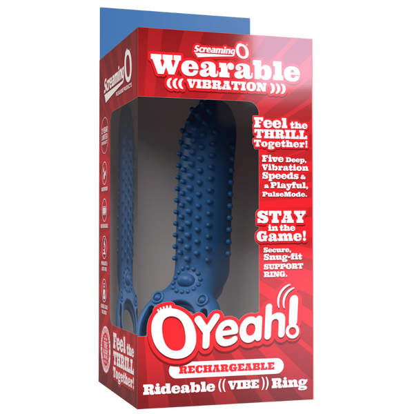 Oyeah Rechargeable Silicone Rideable Vibe Ring – Premium Silicone Vibrating Ring > Cock Ring > Vibrating - Tophatter Daily Deals