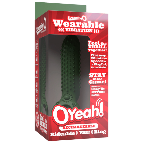 Oyeah Rechargeable Silicone Rideable Vibe Ring – Premium Silicone Vibrating Ring > Cock Ring > Vibrating - Tophatter Daily Deals