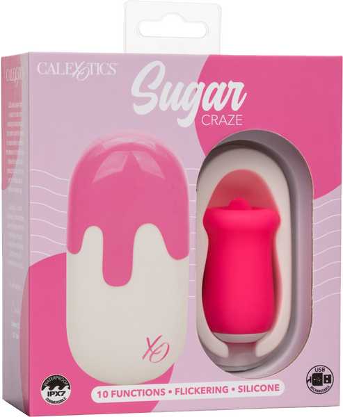 Sugar Craze – Flickering Tongue Stimulator with Travel Case Compact Vibrator > Vibrators > Ladies > Clitoral Vibrators and Stimulators - Tophatter Daily Deals